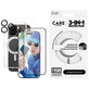 Bundle Hoops Ceramic + Закалено стъкло UWF Ceramic + Калъф Kickstand за iPhone 16 Pro, CARE