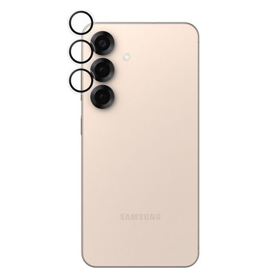 Протектор за обектив на задна камера Hoops за Samsung Galaxy S25, Прозрачен, PanzerGlass