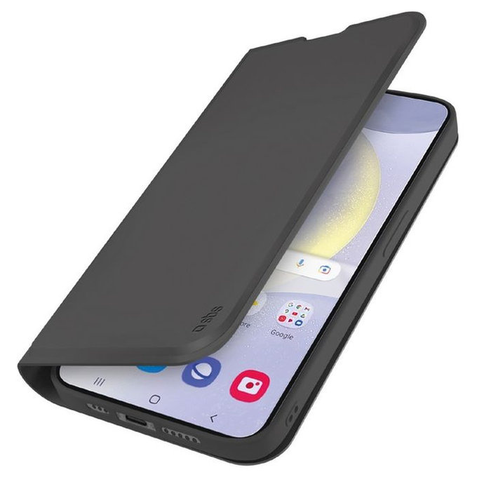 Калъф тип книга Wallet Smooth за Samsung Galaxy S25+, Черен, SBS