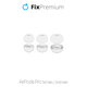 Накрайници за AirPods Pro, комплект 3 бр. (L, S, XS), Бял, FixPremium