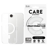 Калъф Urban Combat с MagSafe за iPhone 17e/16e, Бяло, CARE