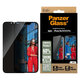 UWF Privacy закалено стъкло с апликатор за iPhone 17e/16e/14/13/13 Pro, Черно, PanzerGlass