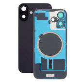 Задно стъкло на корпус + стъкло на камера + метална пластина + MagSafe магнит за iPhone 16, Black
