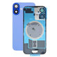 Задно стъкло на корпус + стъкло на камера + метална пластина + MagSafe магнит за iPhone 16, Ultramarine