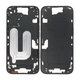 Средна рамка с бутон за включване и бутони за сила на звука за iPhone 16, Black