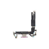 Заряден конектор + flex кабел за iPhone 16, Pink