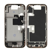 Средна рамка с бутон за включване и бутони за сила на звука за iPhone 16 Pro, Desert Titanium