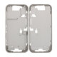 Средна рамка с бутон за включване и бутони за сила на звука за iPhone 16 Pro, White Titanium