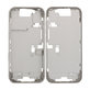 Средна рамка с бутон за включване и бутони за сила на звука за iPhone 16 Pro, White Titanium