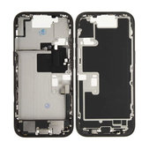 Средна рамка с бутон за включване и бутони за сила на звука за iPhone 16 Pro, Black Titanium