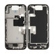Средна рамка с бутон за включване и бутони за сила на звука за iPhone 16 Pro, Black Titanium