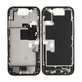Средна рамка с бутон за включване и бутони за сила на звука за iPhone 16 Pro, Black Titanium