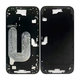 Средна рамка с бутон за включване и бутони за сила на звука за iPhone 16 Plus, Black