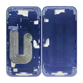 Средна рамка с бутон за включване и бутони за сила на звука за iPhone 16 Plus, Ultramarine