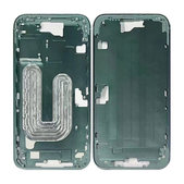 Средна рамка с бутон за включване и бутони за сила на звука за iPhone 16 Plus, Teal