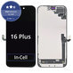 Дисплей In-Cell FHD за iPhone 16 Plus, Тъчскрийн с рамка, FixPremium
