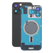 Задно стъкло на корпус + стъкло на камера + метална пластина + MagSafe магнит за iPhone 16 Pro Max, Black Titanium