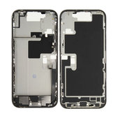 Средна рамка с бутон за включване и бутони за сила на звука за iPhone 16 Pro Max, White Titanium