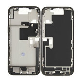 Средна рамка с бутон за включване и бутони за сила на звука за iPhone 16 Pro Max, Black Titanium
