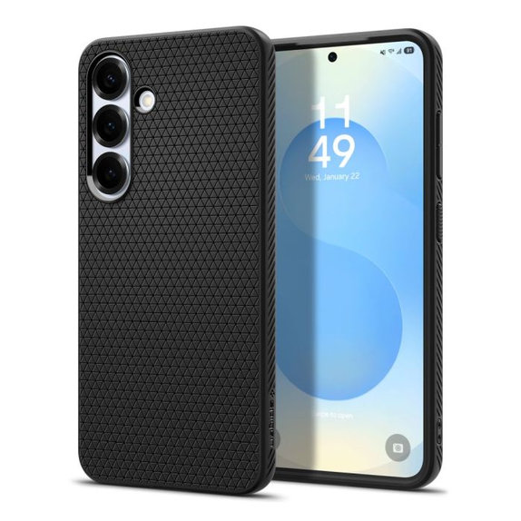 Case Liquid Air for Samsung Galaxy S25+, Matte Black, Spigen