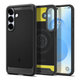 Case Rugged Armor with MagSafe for Samsung Galaxy S25, Matte Black, Spigen