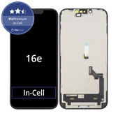 Дисплей In-Cell FHD за iPhone 16e, 17e, Тъчскрийн с рамка, FixPremium