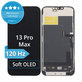 Дисплей Soft OLED 120Hz за iPhone 13 Pro Max, Тъчскрийн с рамка, FixPremium