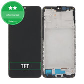 Дисплей за Samsung A16 5G, Blue Black, Тъчскрийн с рамка, TFT