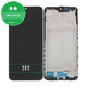 Дисплей за Samsung A16 5G, Blue Black, Тъчскрийн с рамка, TFT