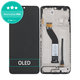 Дисплей OLED за Xiaomi Redmi 14C 4G, Poco C75, Midnight Black, Тъчскрийн с рамка