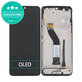 Дисплей OLED за Xiaomi Redmi 14C 4G, Poco C75, Midnight Black, Тъчскрийн с рамка