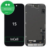 Дисплей In-Cell HD+ за iPhone 15, Тъчскрийн с рамка