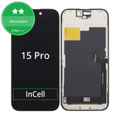 Дисплей In-Cell HD+ за iPhone 15 Pro, Тъчскрийн с рамка