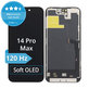 Дисплей Soft OLED за iPhone 14 Pro Max, Тъчскрийн с рамка, DIAGNOSTIC