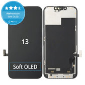 Дисплей Soft OLED за iPhone 13, Тъчскрийн с рамка, DIAGNOSTIC