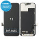 Дисплей Soft OLED за iPhone 13, Тъчскрийн с рамка, DIAGNOSTIC