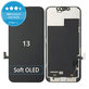 Дисплей Soft OLED за iPhone 13, Тъчскрийн с рамка, DIAGNOSTIC
