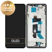 Дисплей за Xiaomi Redmi Note 14 Pro 5G 24090RA29G, Midnight Black, Тъчскрийн с рамка, 56002300O1600 Genuine Service Pack