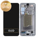 Дисплей за Samsung Galaxy S25, тъч стъкло с рамка, Silver Shadow, GH82-36329A, Genuine Service Pack