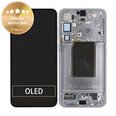 Дисплей за Samsung S25 Plus, Silver Shadow, Тъчскрийн с рамка, GH82-36368A Genuine Service Pack