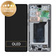 Дисплей за Samsung S25 Ultra, Titanium Black, Тъчскрийн с рамка, GH82-36387D Genuine Service Pack