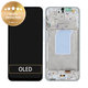 Дисплей за Samsung A26 A266E, White, Тъчскрийн с рамка, GH82-37049B Genuine Service Pack