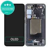 Дисплей OLED за Samsung S25, Blueblack, Тъчскрийн с рамка