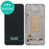 Дисплей OLED за Samsung A36 A366E, Awesome Lavender, Тъчскрийн с рамка