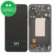 Дисплей за Samsung A56 A566E, Awesome Graphite, Тъчскрийн с рамка, TFT