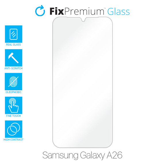 Закалено стъкло за Samsung Galaxy A26 A266E, FixPremium