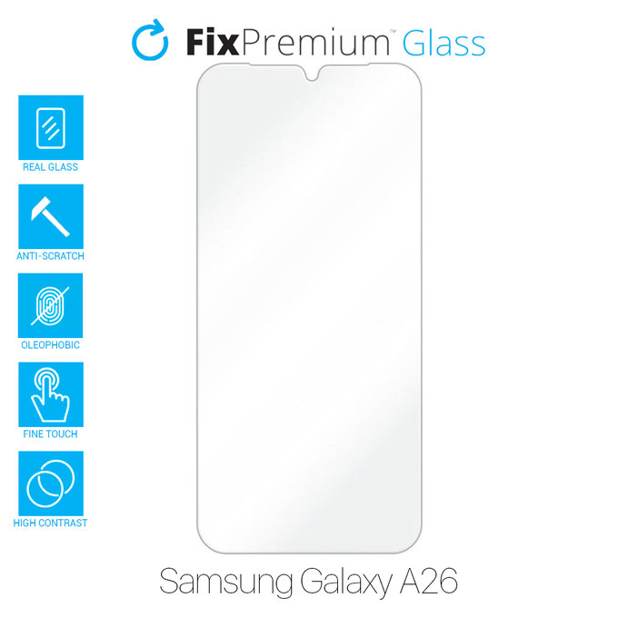 Закалено стъкло за Samsung Galaxy A26 A266E, FixPremium