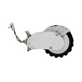 Колело с мотор ляво за Xiaomi Robot Vacuum X20, S10, Dreame X30, X20, X10 Pro, White, Бял