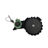 Колело с мотор ляво за Xiaomi Robot Vacuum X10, Dreame Z10 Pro, L10 Plus, D10 Plus, Black, Черен