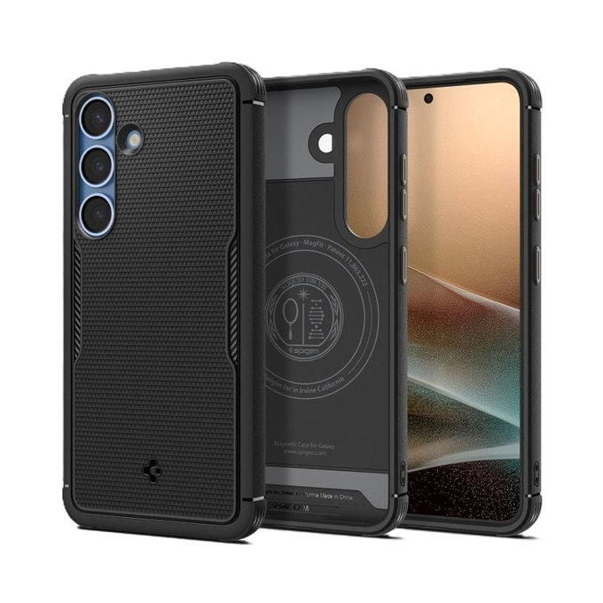 Case Core Armor with MagSafe for Samsung Galaxy S25, Matte Black, Spigen